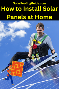 how to install solar panels at home