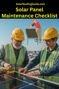 solar panel maintenance checklist-pin