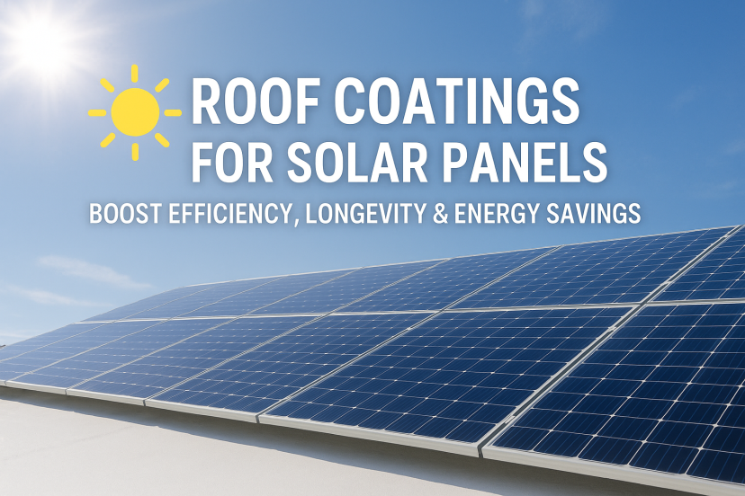 roof coatings solar panels