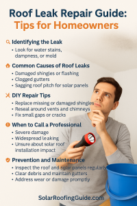 roof leak repair guide-pin