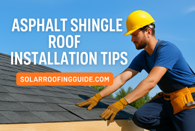 Asphalt Shingle Roof Installation Tips