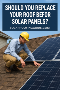 replace roof before solar-ping
