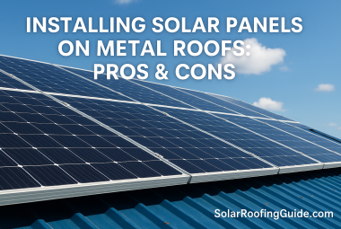 solar panels metal roof pros cons