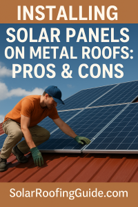 solar panels metal roof pros cons-pin