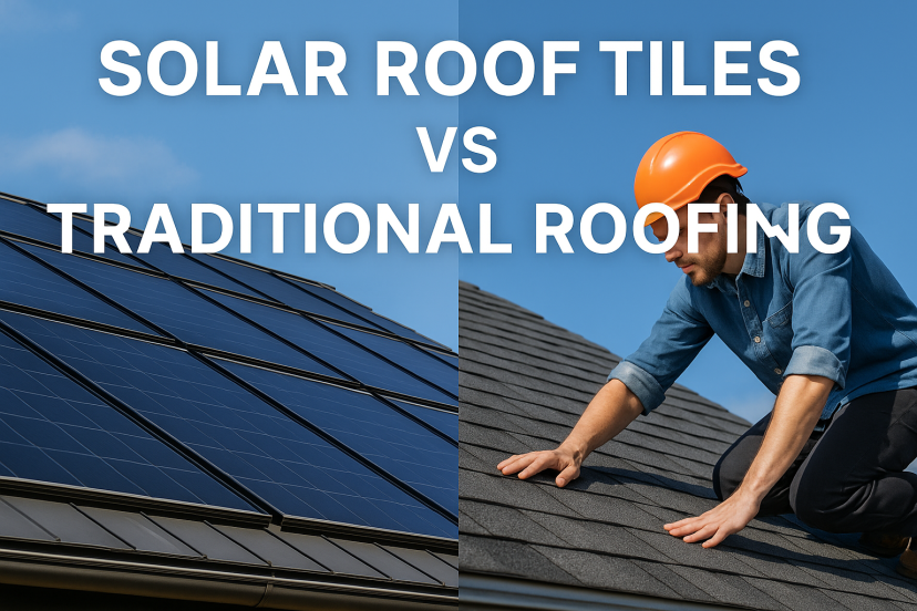 solar roof tiles vs roof