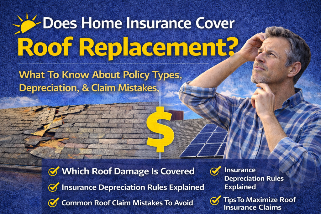 Does Home Insurance Cover Roof Replacement? What U.S. Homeowners Need ...