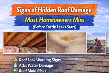 hidden roof damage signs