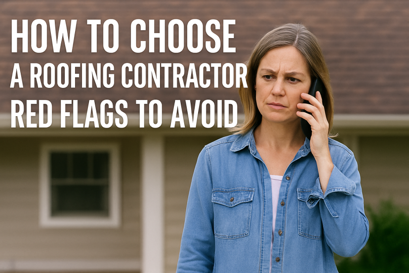 how to choose a roofing contractor