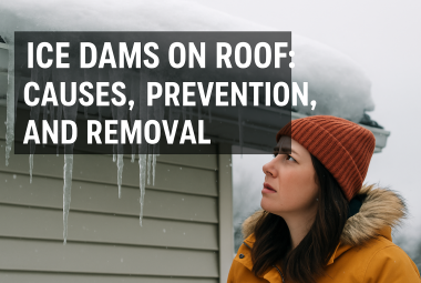 ice dams on roof