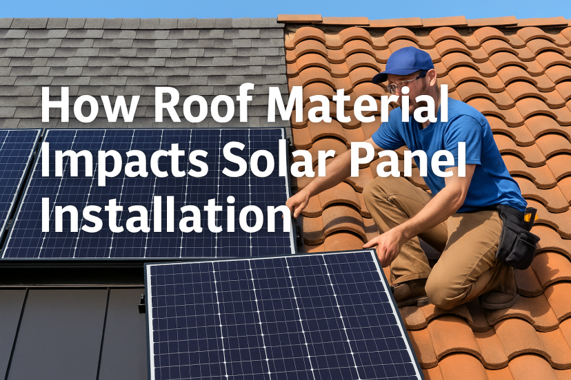 roof material solar panels