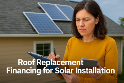 roof replacement financing solar