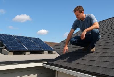 solar panels flat roof vs sloped