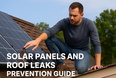 solar panels roof leaks