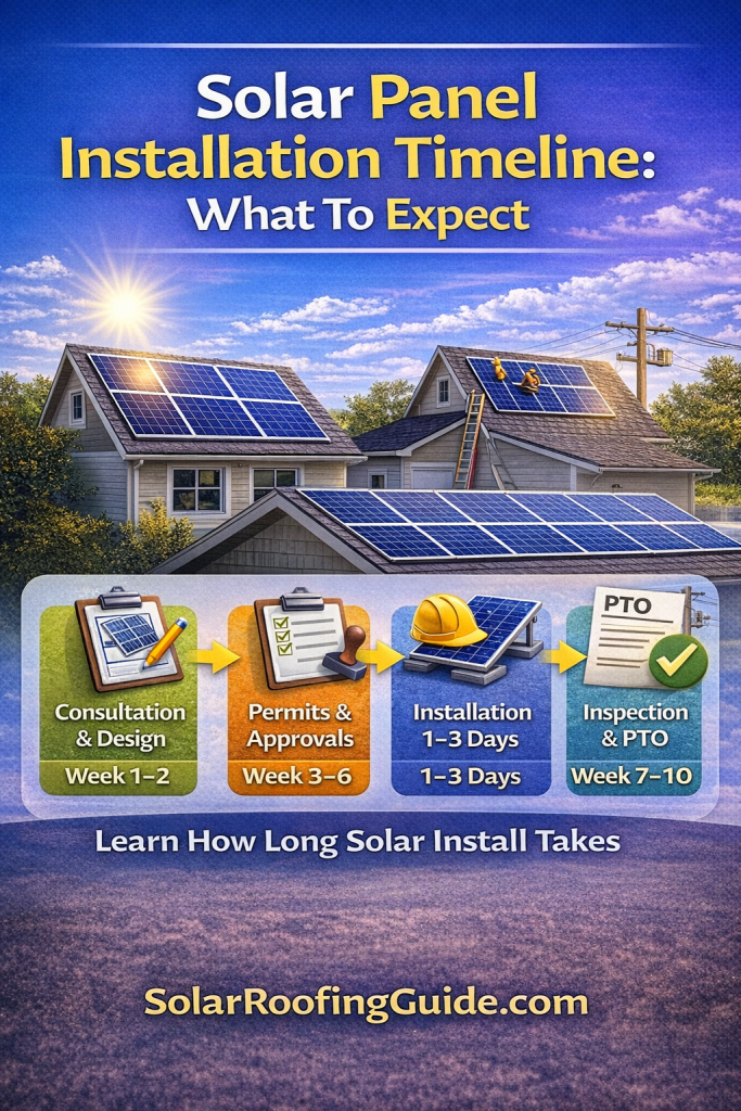 Solar Panel Installation Timeline: What To Expect From Start To PTO ...