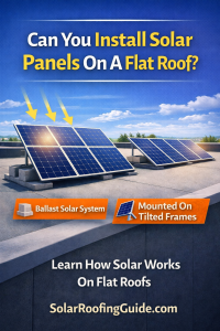 solar panels on flat roof-pin