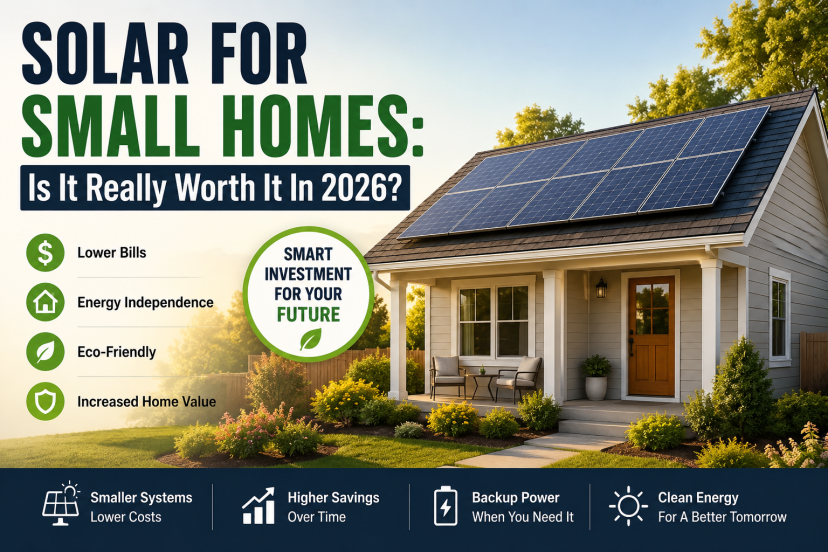 Solar for small homes 2026