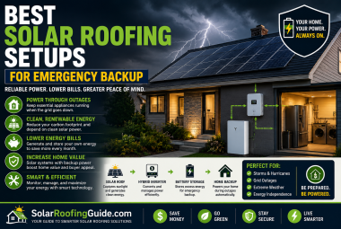best solar roofing setups for emergency backup