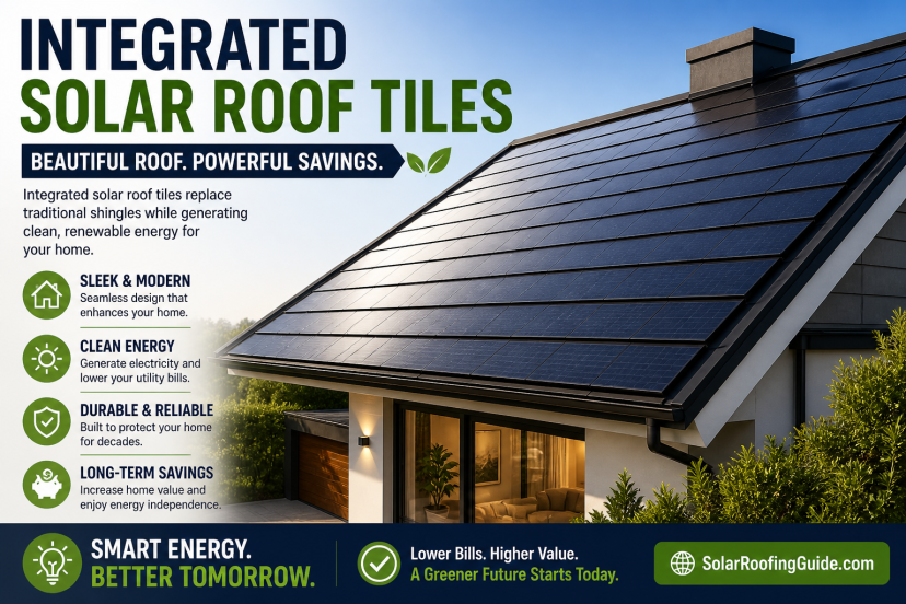 integrated solar roof tiles