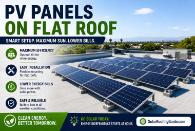 pv panels on flat roof