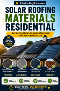 solar roofing materials residential-pin