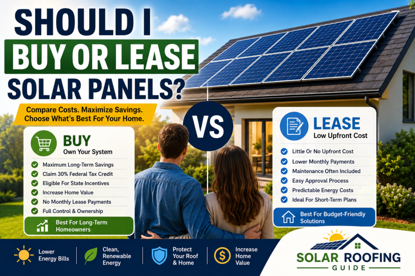 Should I buy or lease solar panels