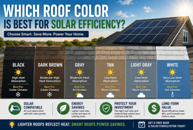 which roof color is best for solar efficiency