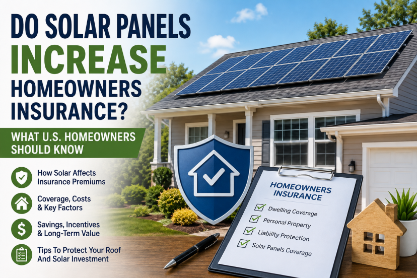 Do solar panels increase homeowners insurance
