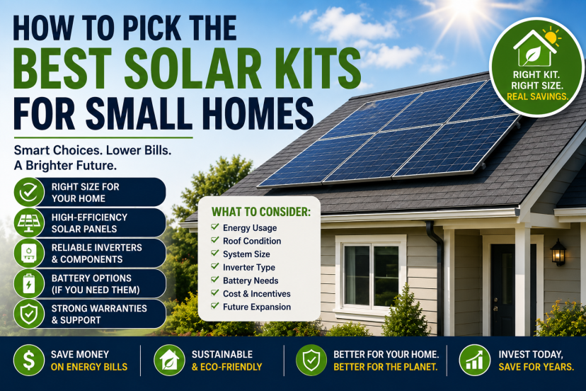 How to pick the best solar kits for small homes